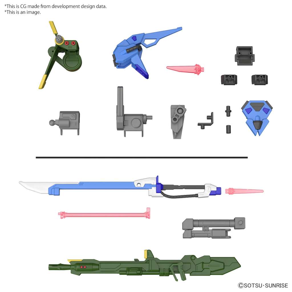 Option parts set gunpla 02 launcher striker & sword striker