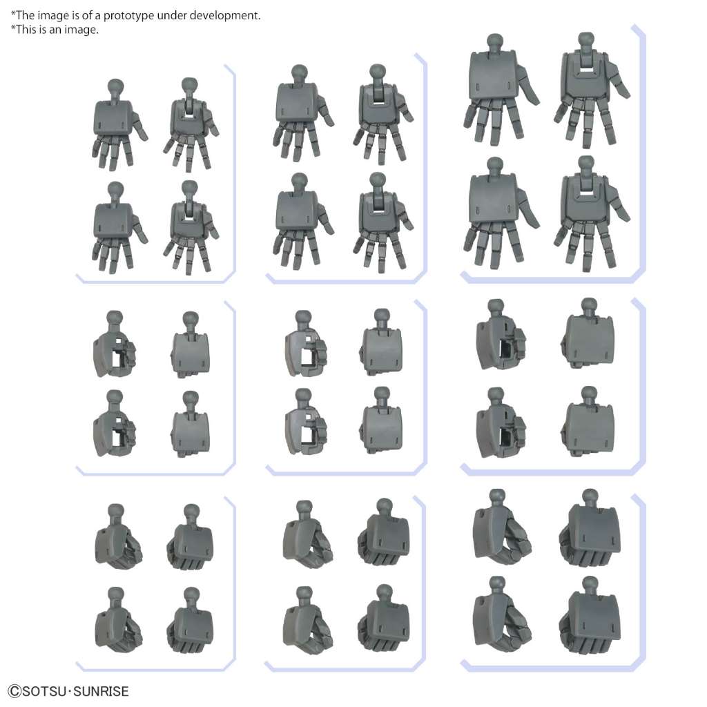 Option parts set gunpla 03 build hands edge