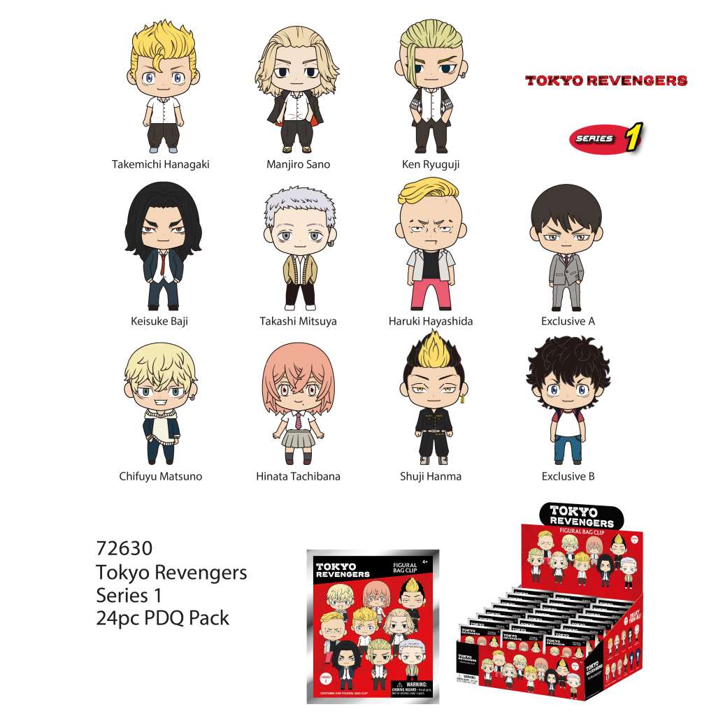 Tokyo revengers bag clip blind box display (24)