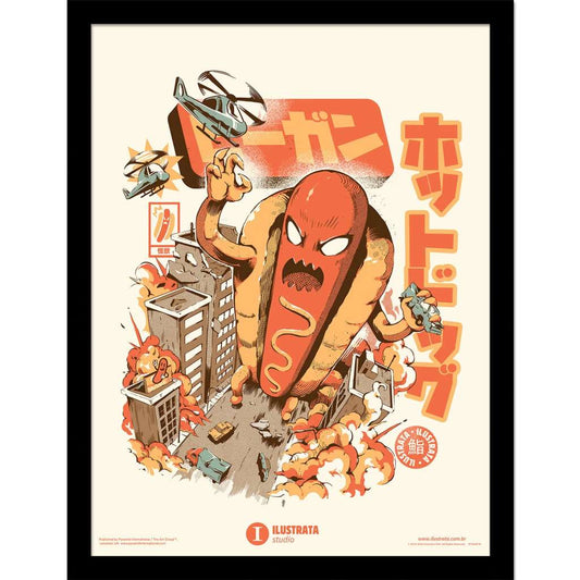 Ilustrata great hot dog collector print