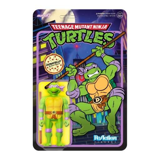 Teenage mutant ninja turtles reActionfigur w7 donatello toon