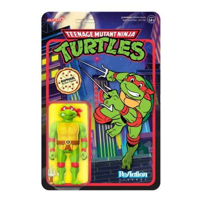 Teenage mutant ninja turtles reActionfigur w7 raphael toon