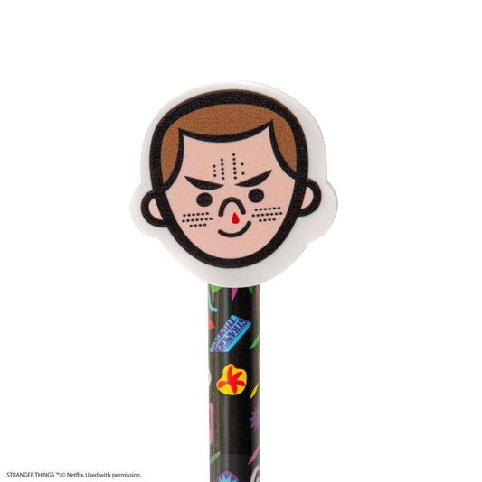 Stranger things eleven pencil with Suddgummi