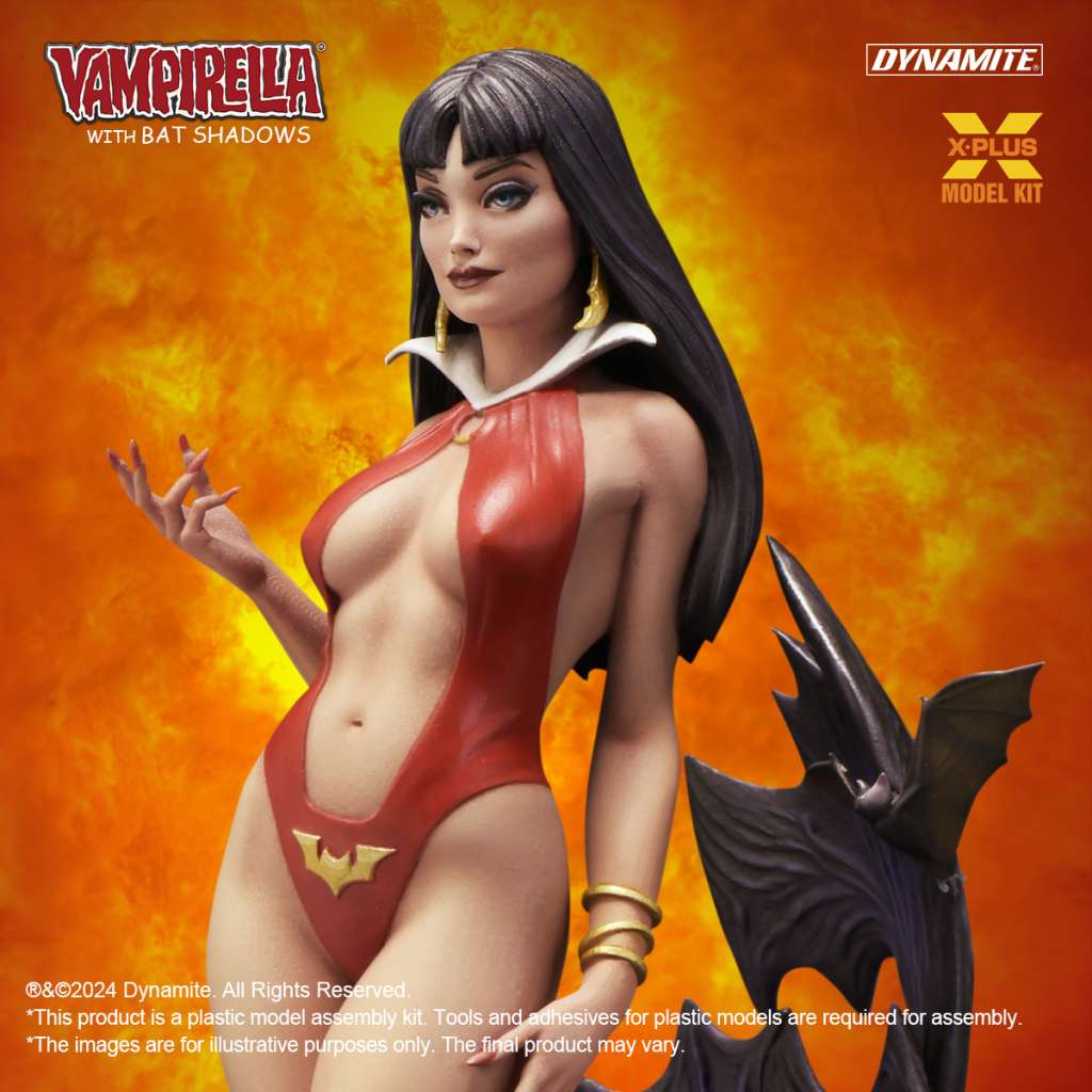 Vampirella with bat shadows 1/8 model kit