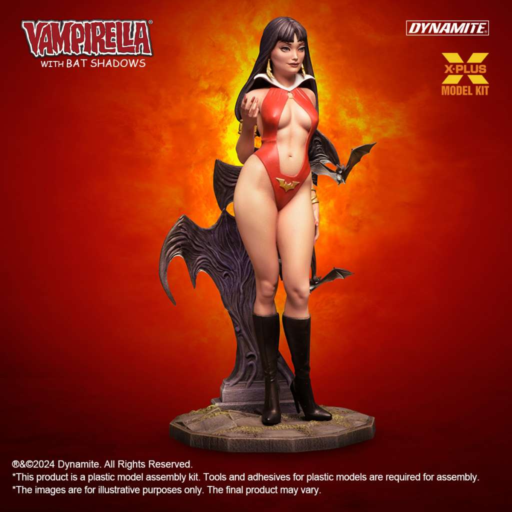 Vampirella with bat shadows 1/8 model kit