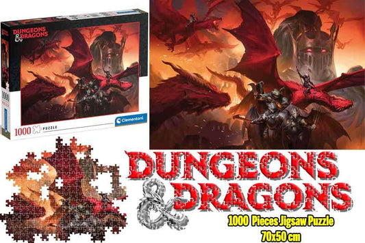 Dungeons & dragons Pussel collection - dragonlance: shadow of the dragon queen - Pussel 1000 pcs