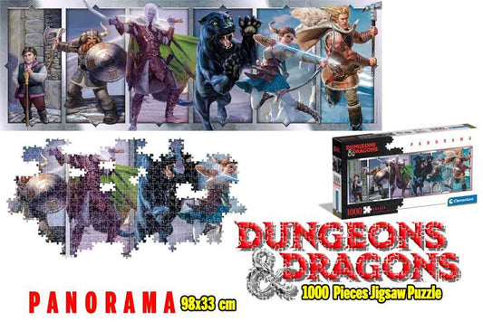 Dungeons & dragons Pussel collection - companions of the hall - panorama Pussel 1000 pcs