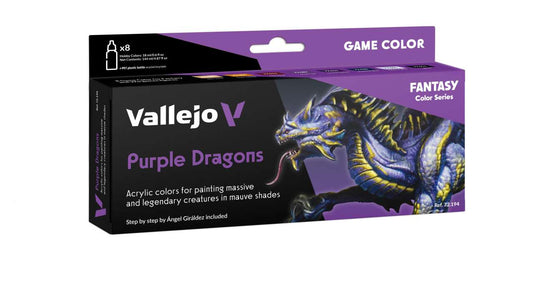 Game color set 72194 purple dragons