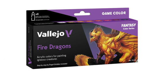 Game color set 72196 fire dragons