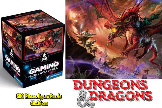 Gaming Pussel collection - cube500 dungeons & dragons: kansaldi on red dragon  - Pussel 500 pcs