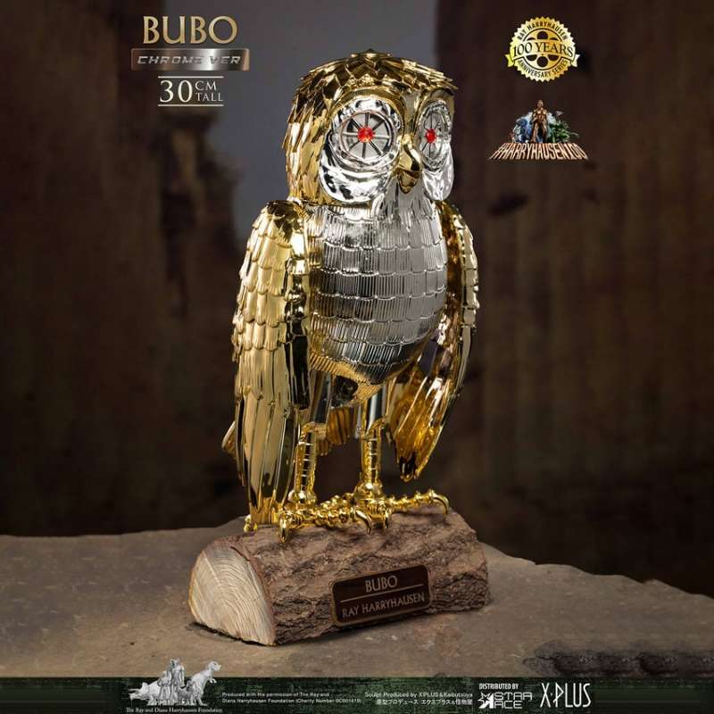 Clash of titans bubo chrome soft vinyl Staty