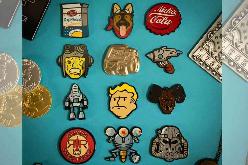 Fallout Knappar Pins Badges