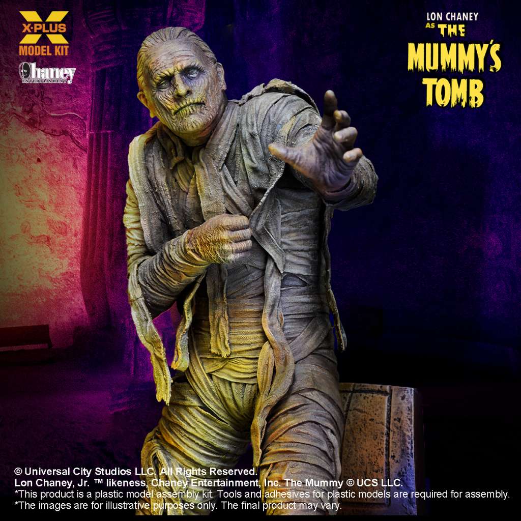 Lon chaney jr. mummy plastic model kit