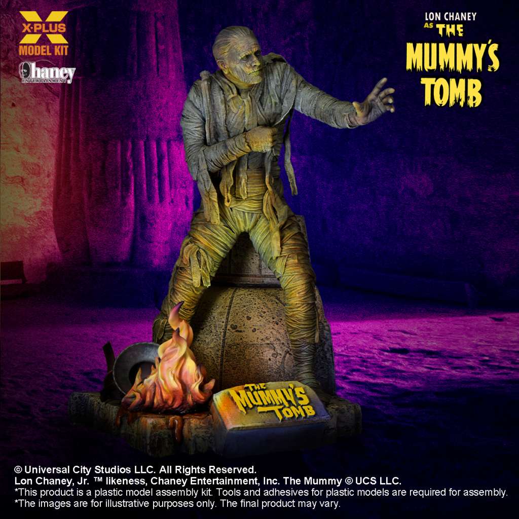 Lon chaney jr. mummy plastic model kit